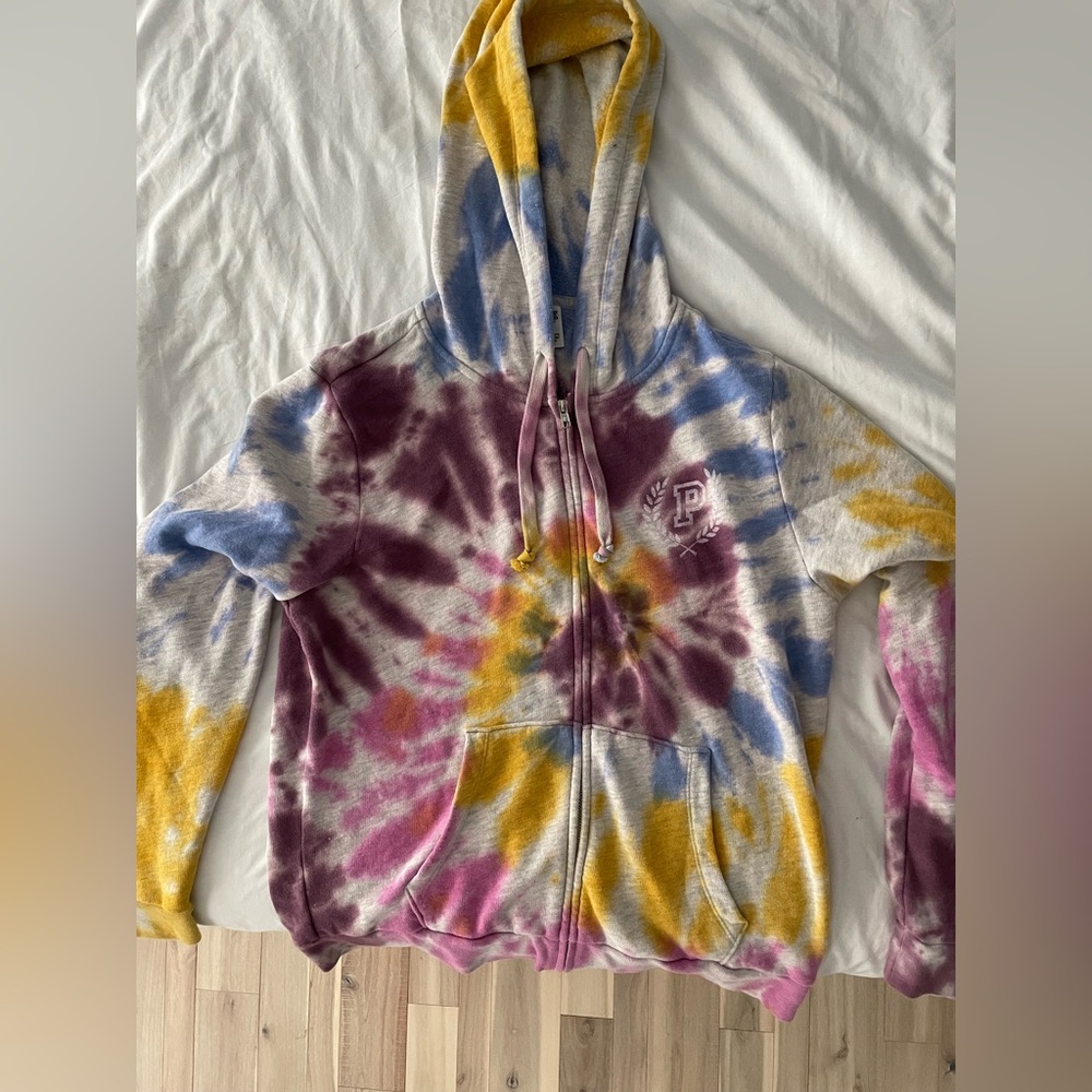 VS Pink Zip Up Hoodie